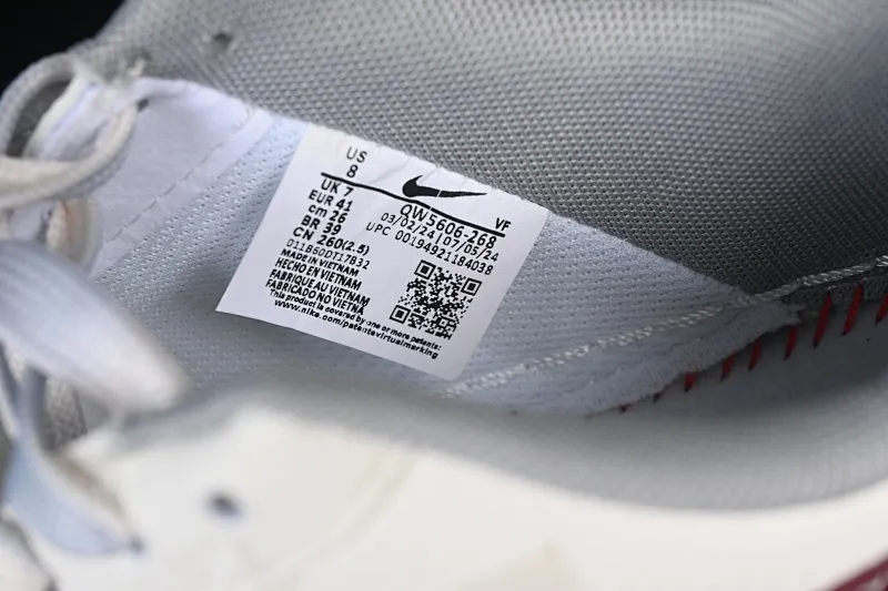 All categories Nk Air Force 1 Air Force series Nk Air Force 1 Low Air Force low-top Nike Air Force 1'07 Low joint beige gray red small double hook Air Force 1 low-top casual sneakers QW5606-268